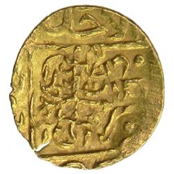 QALHATI AMIR: Muhammad, 1521-1534, AV dinar (1.89g) (Jarun), ND