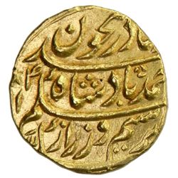 DURRANI: Ahmad Shah, 1747-1772, AV mohur (10.92g), Peshawar, AH(1)184 year 24