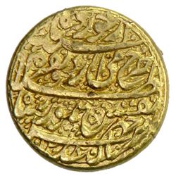 DURRANI: Taimur Shah, 1772-1793, AV mohur (10.97g), Herat, AH1208 year 20