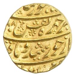DURRANI: Taimur Shah, 1772-1793, AV mohur (10.95g), Peshawar, AH1188