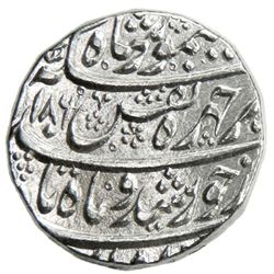 DURRANI: Taimur Shah, 1772-1793, AR rupee (11.40g), Peshawar, AH1186 year one (ahad)