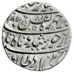 DURRANI: Taimur Shah, 1772-1793, AR rupee (11.44g), Peshawar, AH1187 year 2