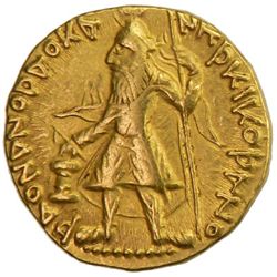 KUSHAN: Kanishka I, ca. 127-148, AV stater (7.94g)
