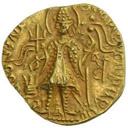 KUSHAN: Vasu Deva II, ca. 290-310, AV stater (7.76g)