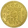 Image 2 : NEPAL: Prithvi Bir Bikrama, 1881-1911, AV mohar (5.53g), SE1817 (1895)