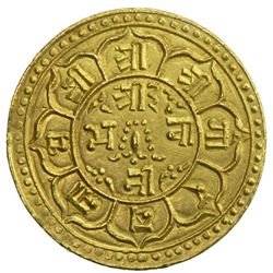 NEPAL: Prithvi Bir Bikrama, 1881-1911, AV tola (12.36g), VS1947 (1890)