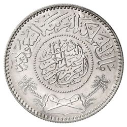 SAUDI ARABIA: Abd al-Aziz b. Saud, 1926-1953, AR riyal, AH1354