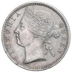 STRAITS SETTLEMENTS: Victoria, 1837-1901, AR 10 cents, 1898