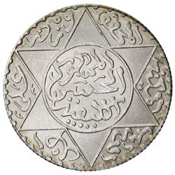 MOROCCO: Moulay al-Hasan I, 1873-1894, AR 2 1/2 dirhams, Paris, AH1299