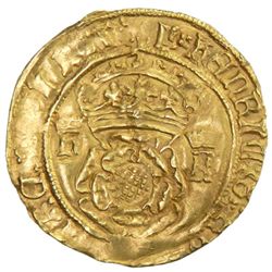 ENGLAND: Henry VIII, 1509-1547, AV crown (3.13g)
