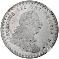 GREAT BRITAIN: George III, 1760-1820, AR 1 shilling 6 pence, 1811