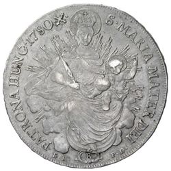 HUNGARY: Maria Theresa, 1740-1780, AR taler, 1780 B, SK-PD