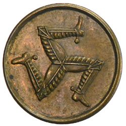 ISLE OF MAN: George VI, 1936-1952, penny token, ND (1941)