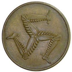 ISLE OF MAN: George VI, 1936-1952, 6 pence token, ND (1941)