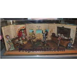 1960's KNOTT'S BERRY FARM CALICO GHOST TOWN PARK ORIGINAL MINIATURE SALOON MODEL WESTERN DIORAMA