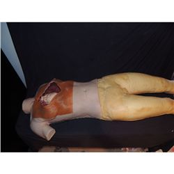 HOUSE M.D. OPEN HEART SURGERY FEMALE BODY SCREEN USED POLY FOAM IN BODY SOCK WITH SILICONE SKIN