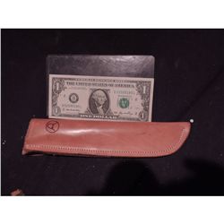 CHILD'S PLAY 1 CHUCKY'S KNIFE LEATHER SHEATH USED IN VOODOO PRIEST'S HOME PURCHASED FROM PAWN STARS