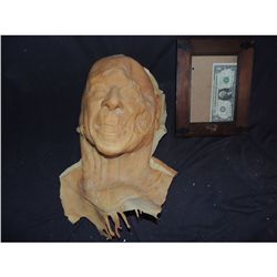 ROTTEN RONALD REAGAN ROTTING ZOMBIE PRESIDENT FULL HEAD LATEX MASK 2 UNTRIMMED NO RESERVE!