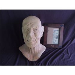ROTTEN RONALD REAGAN ROTTING ZOMBIE PRESIDENT FULL HEAD LATEX MASK 3 HEAVY PULL