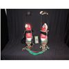 Image 2 : UNDERWORLD AWAKENING WEREWOLF MATCHED PAIR OF COSTUME STILTS FROM PRODUCTION VERY WELL MADE