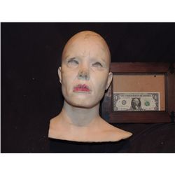 SEVERED COMPLETE HEAD WITH GORE 16 URETHANE LATEX OR POLY FOAM