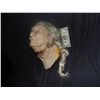 Image 2 : OLD WOMAN LADY SILICONE HEAD WITH SLIT THROAT AND HAND PUNCHED HAIRS KEEPER QUALITY GORE!