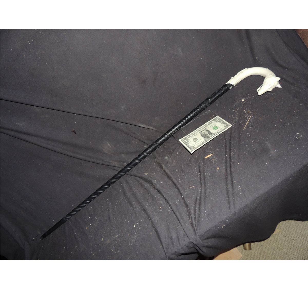 DARK SHADOWS BARNABAS COLLINS HERO WOLF HEAD CANE PROTOTYPE ORIGINAL