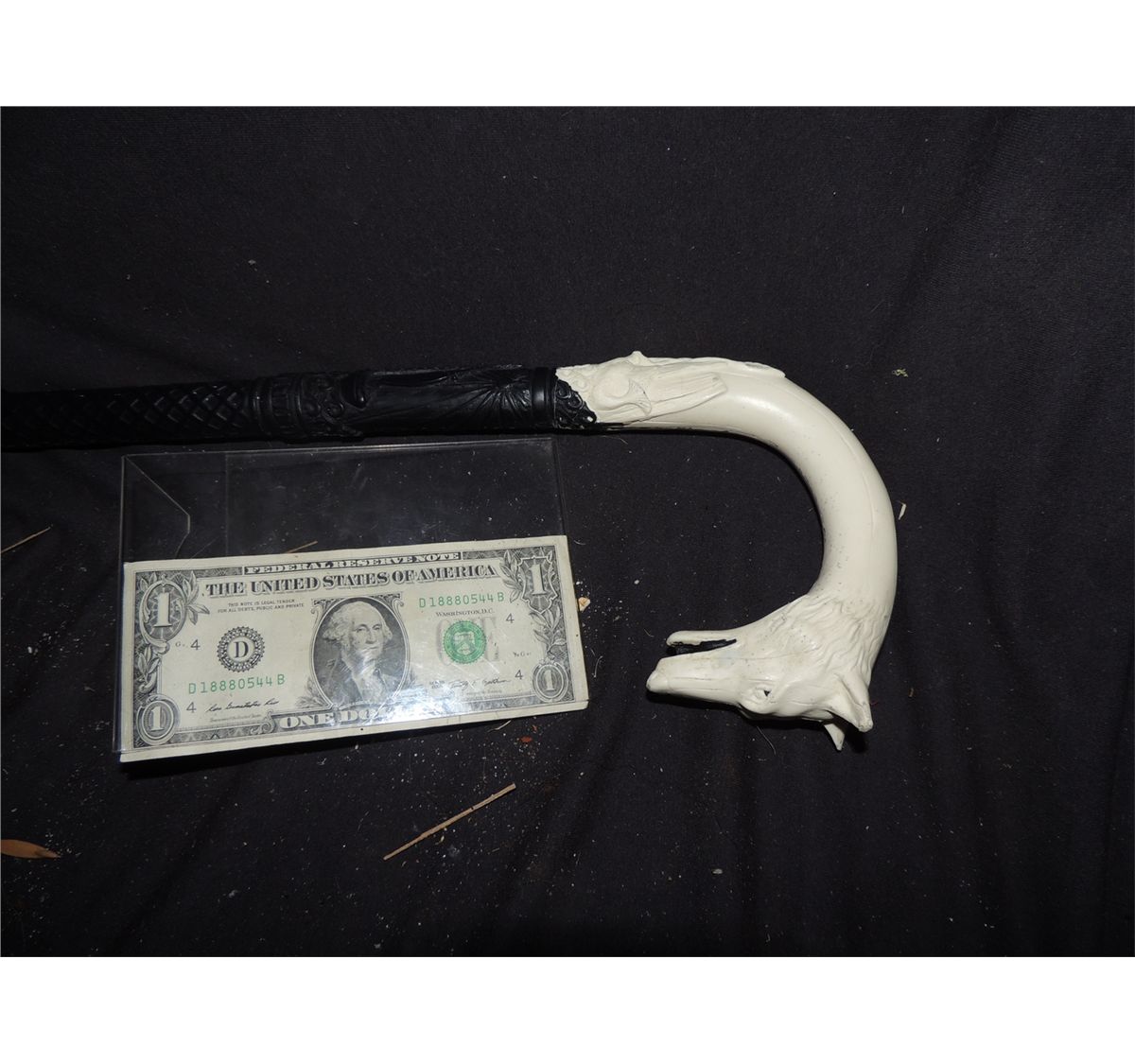 DARK SHADOWS BARNABAS COLLINS HERO WOLF HEAD CANE PROTOTYPE ORIGINAL