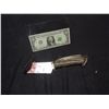 Image 2 : DONNER PASS SCREEN USED & MATCHED BLOODY STABBER RIG ANTLER KNIFE