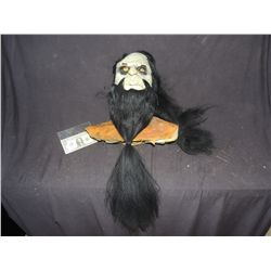 MAD MONK WITH LONG HAIR AND BEARD HALLOWEEN MASK NO RESERVE