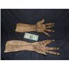 Image 2 : MATCHED PAIR OF ALIEN DEMON CREATURE MONSTER OR ZOMBIE ARMS WITH HANDS NICE AND SUPPLE!