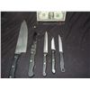 Image 1 : THE COLLECTOR LOT OF 5 SCREEN USED HERO & STUNT KNIVES 2 USED BY THE MAN IN HIS LAIR