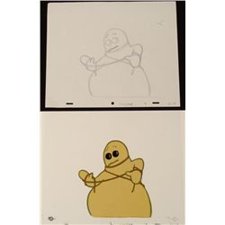 Animation Cel Drawing Orig Herculoids Art Gloop Tangled