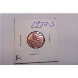 1972S BU Lincoln Cent