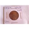 1953D Unc. Wheat Cent