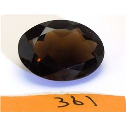 Big Smoky Topaz Gem 27.20 carat  ***Cut & Faceted***   Beautiful Stone
