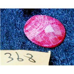 Red Ruby 12.20 carat **Cut & Faceted**   Very Nice