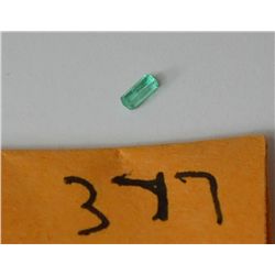 Columbian Emerald .10 carat  Beautiful Stone