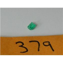 Columbian Emerald .10 carat  Beautiful Stone