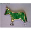 Image 1 : Sterling Silver Enameled Donkey Pin, Made in Mexico - Super cute!
