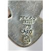 Image 2 : FABULOUS VINTAGE TAXCO STERLING SILVER GREEN ONYX BROOCH/PENDANT