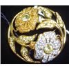 Image 2 : Retired Swarovski Brooch - signed and dated 2001, Mint condition with  hang tag.