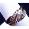 Image 2 : 10KT DIAMOND RING, SIZE 6.5, APPROX. .25 CTW IN DIAMONDS