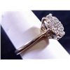 Image 2 : VINTAGE 14KT GOLD DIAMOND RING, FILIGREE WORK  ON BASKET SETTING.