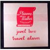 Image 2 : VINTAGE CIRCA 1950'S JEWEL BOX/ TRAVEL ALARM IN MINT CONDITION WITH ORIGINAL BOX