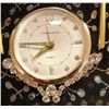 Image 3 : VINTAGE CIRCA 1950'S JEWEL BOX/ TRAVEL ALARM IN MINT CONDITION WITH ORIGINAL BOX