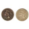 Image 1 : 1859 VF & 1861 VG INDIAN HEAD CENTS