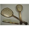 Image 1 : VINTAGE MIRROR, BRUSH & COMB SET CIRCA 1940-S - 1950'S