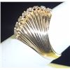 Image 3 : 14kt Diamond Waterfall Ring