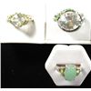 Image 1 : Lot of 3 Very Unique Sterling Silver  Rings